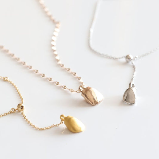 金乳歯Y字ネックレス(High)※金乳歯の素材費用は別途