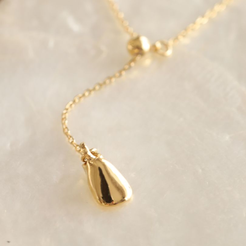 金乳歯Y字ネックレス（High）※金乳歯の素材費用は別途