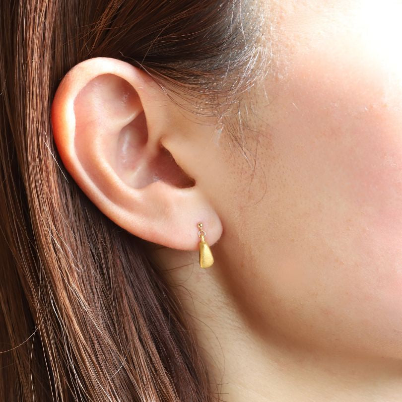 金乳歯ドロップピアス・イヤリング（Standard)