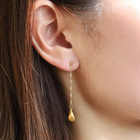 金乳歯チェーンピアス・イヤリング（Standard)