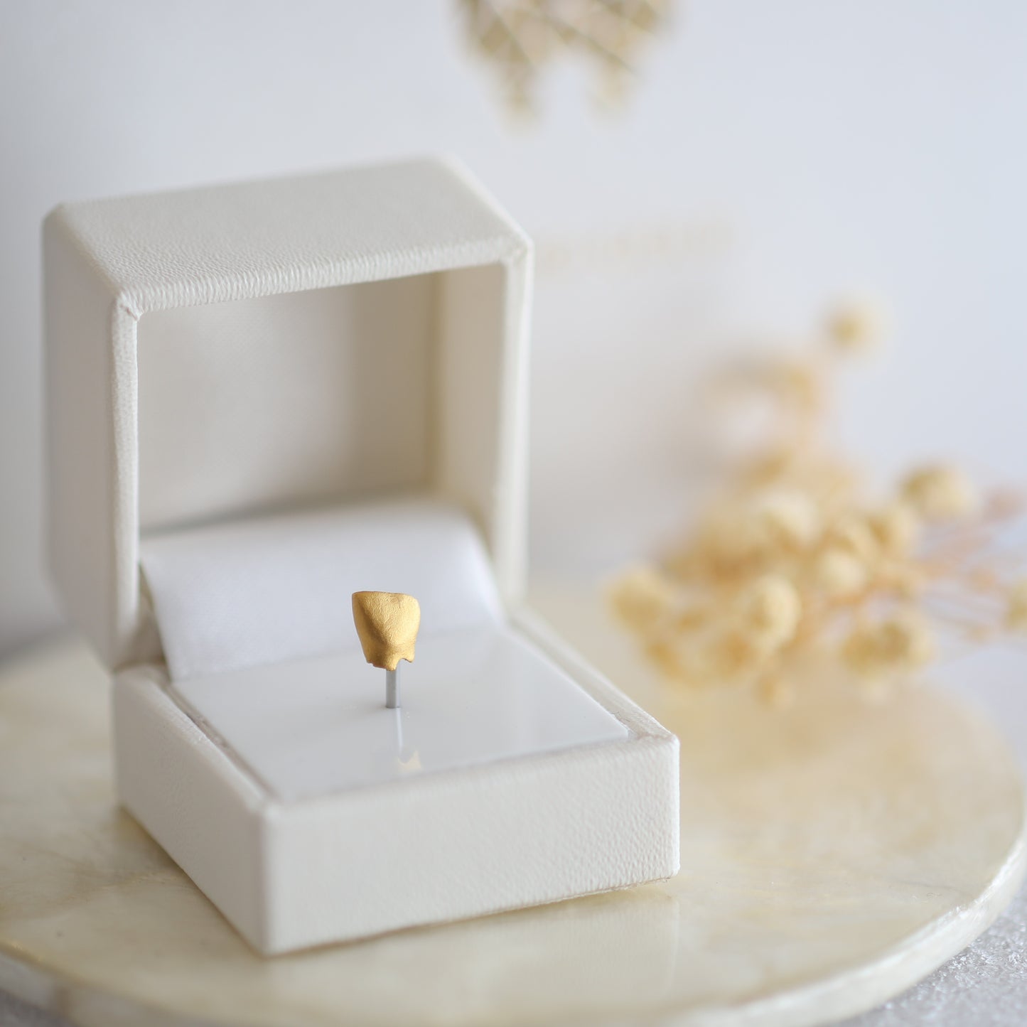 金乳歯（前歯） (ジュエリーBOX)